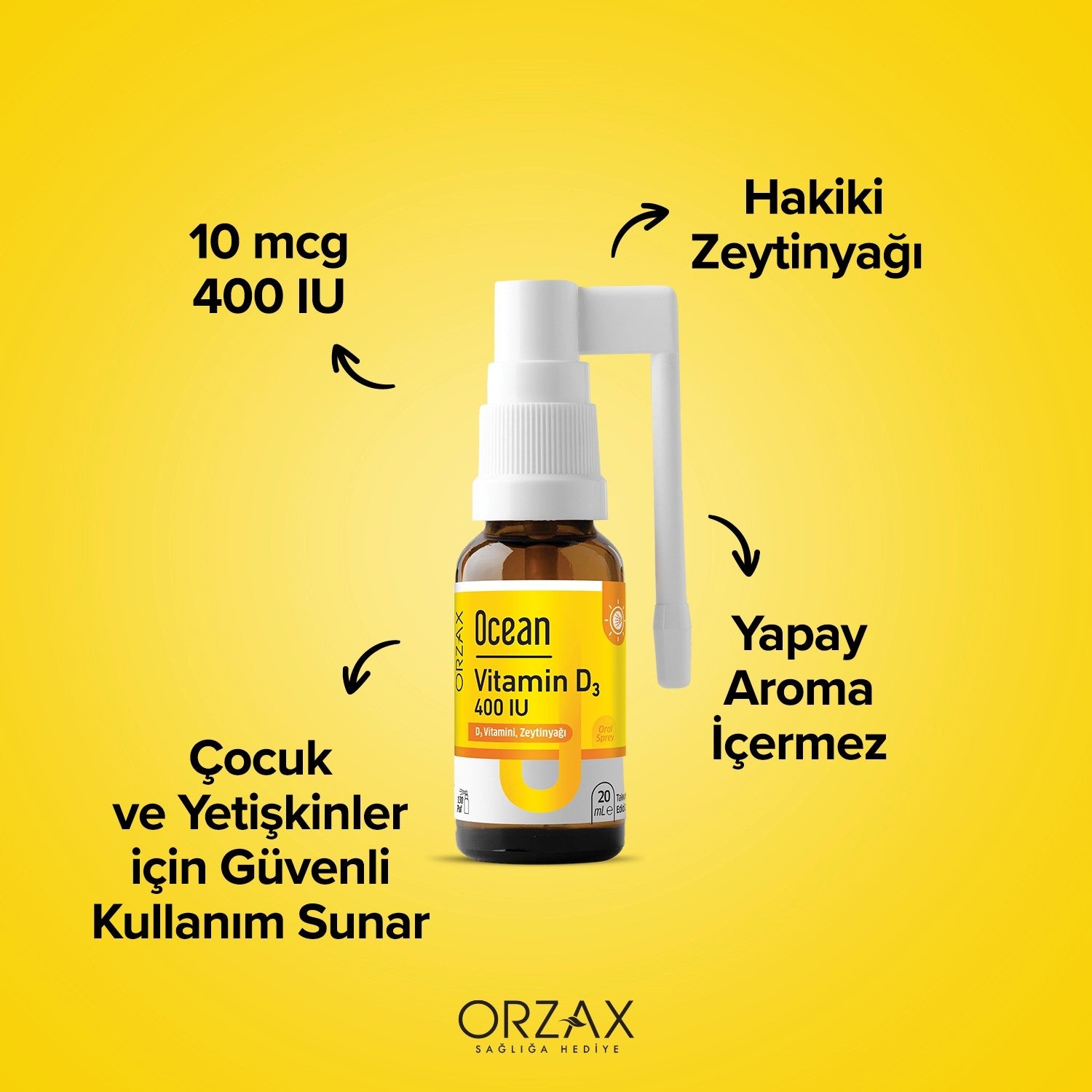 Ocean Vitamin D3 400 IU Sprey