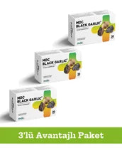 MDC Black Garlic 3'lü Paket  (SİYAH SARIMSAK) 30 Tablet x 3 Paket
