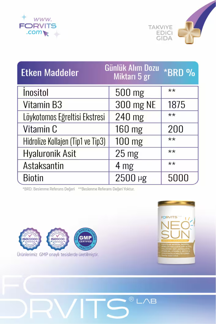 FORVİTS LAB  NEOSUN