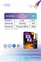 FORVİTS LAB D3K2 SPREY