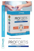 U-Health Pharma Profortis Probiyotik ve Prebiyotik Simbiyotik Yetişkin / 10 Flakon