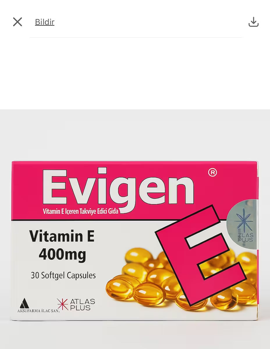 EVİGEN KAPSÜL - 30 SoftGel Kapsül