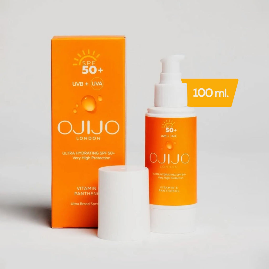 OJIJO LONDON Spf50 Yüksek Faktörlü Güneş Koruyucu Yüz Ve Vücut Güneş Kremi 100 ml