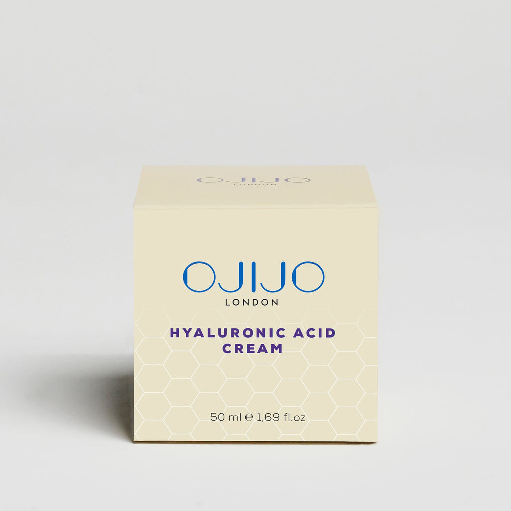 OJIJO LONDON Onarıcı, Yoğun Nemlendirici, Yaşlanma Karşıtı Hyalüronik Asit Krem 50 ml