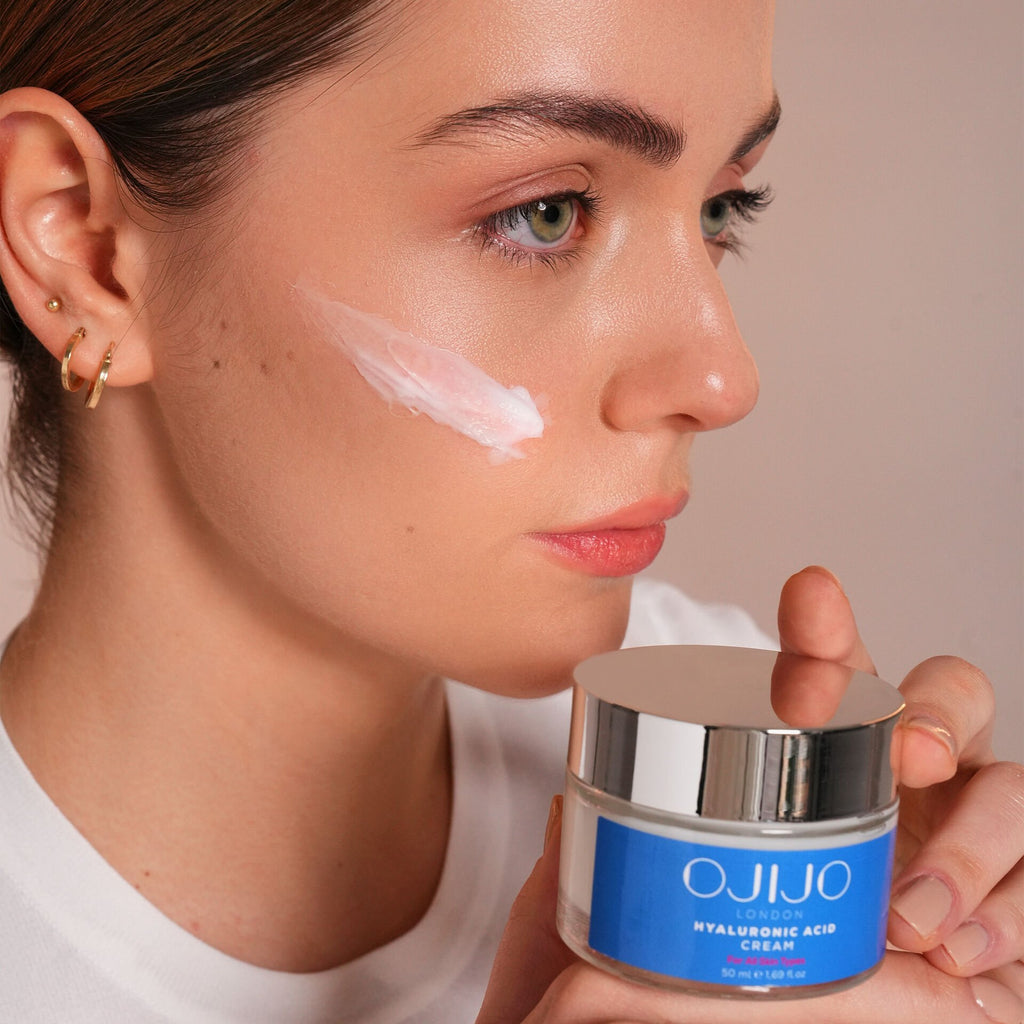 OJIJO LONDON Onarıcı, Yoğun Nemlendirici, Yaşlanma Karşıtı Hyalüronik Asit Krem 50 ml