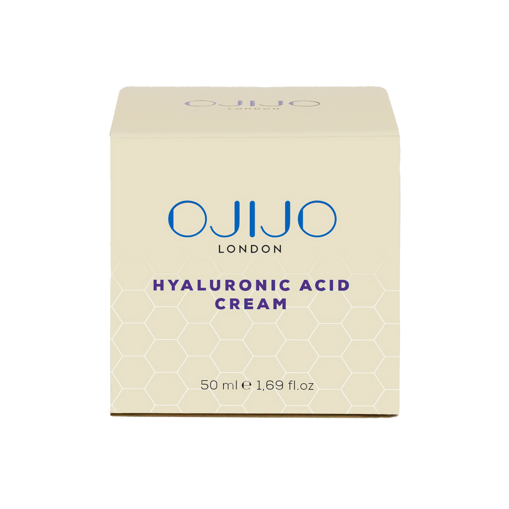OJIJO LONDON Onarıcı, Yoğun Nemlendirici, Yaşlanma Karşıtı Hyalüronik Asit Krem 50 ml