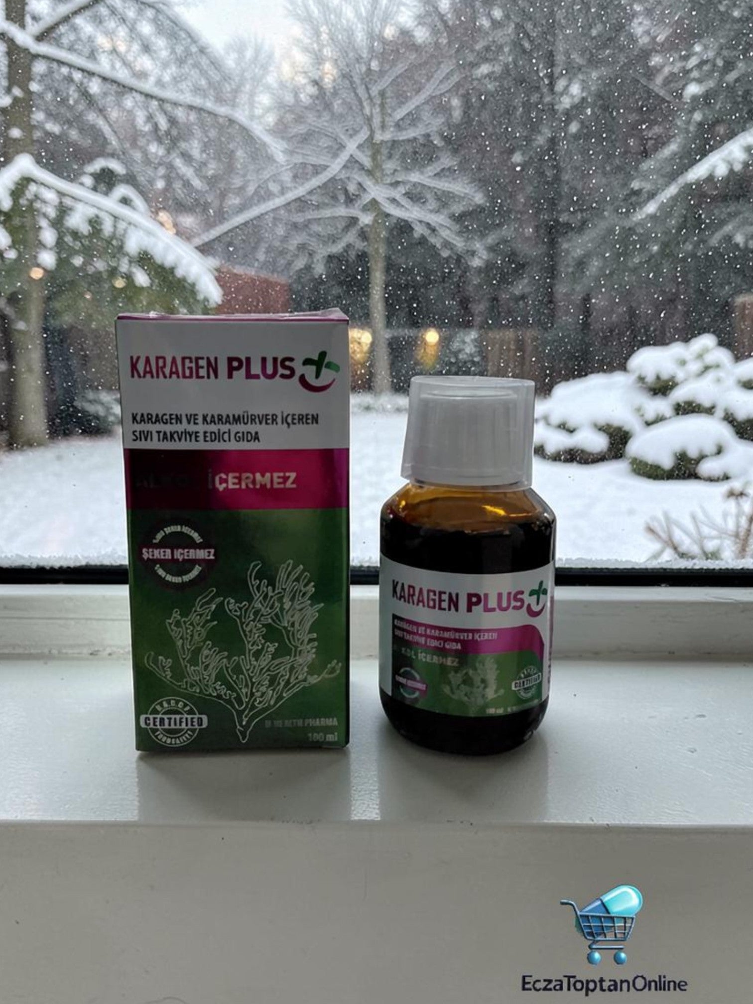 U-Healt Pharma  KARAGEN PLUS ORAL SIVI CAM ŞİŞE, KARAGEN VE KARAMÜRVER İÇEREN TAKVİYE EDİCİ GIDA 100ml şişe