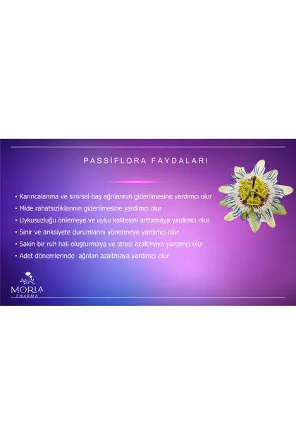 U-Health Pharma Passiflex Mood Passiflora Ekstresi İçeren Sıvı Takviye Edici Gıda 180 ml