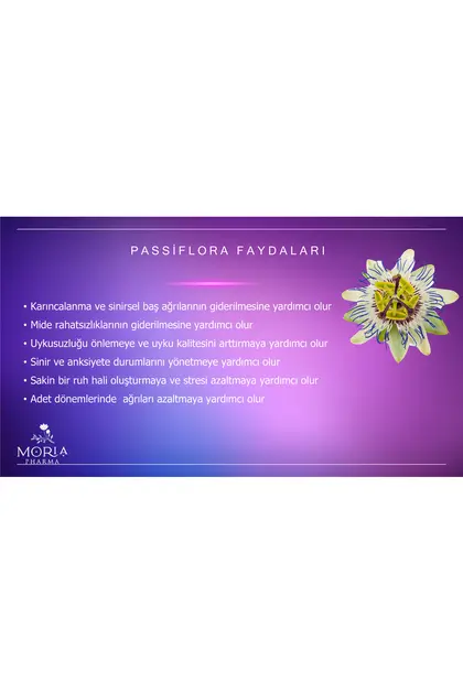 U-Health Pharma Passiflex Mood Passiflora Ekstresi İçeren Sıvı Takviye Edici Gıda 10 Flakon / 10 ml
