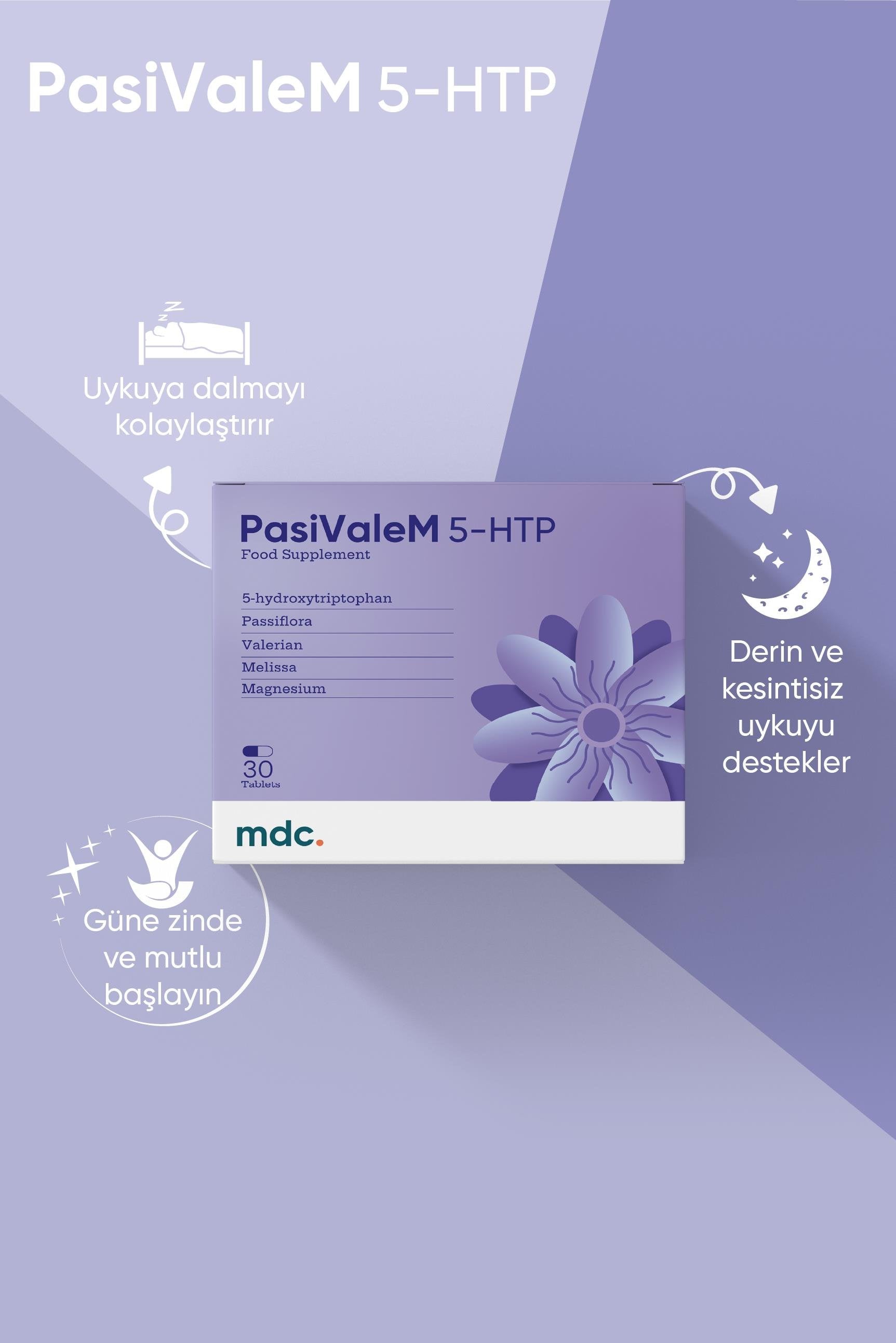 Pasivalem 5 Htp x  3'LÜ PAKET (MDC Pharma)
