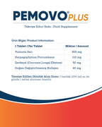 MDC Pemovo Plus 30 Tablet (SAF YUMURTA KABUĞU ZARI, TİP 2 KOLAJEN, ŞEYTAN PENÇESİ VE ZERDEÇAL EKSTRESİ)