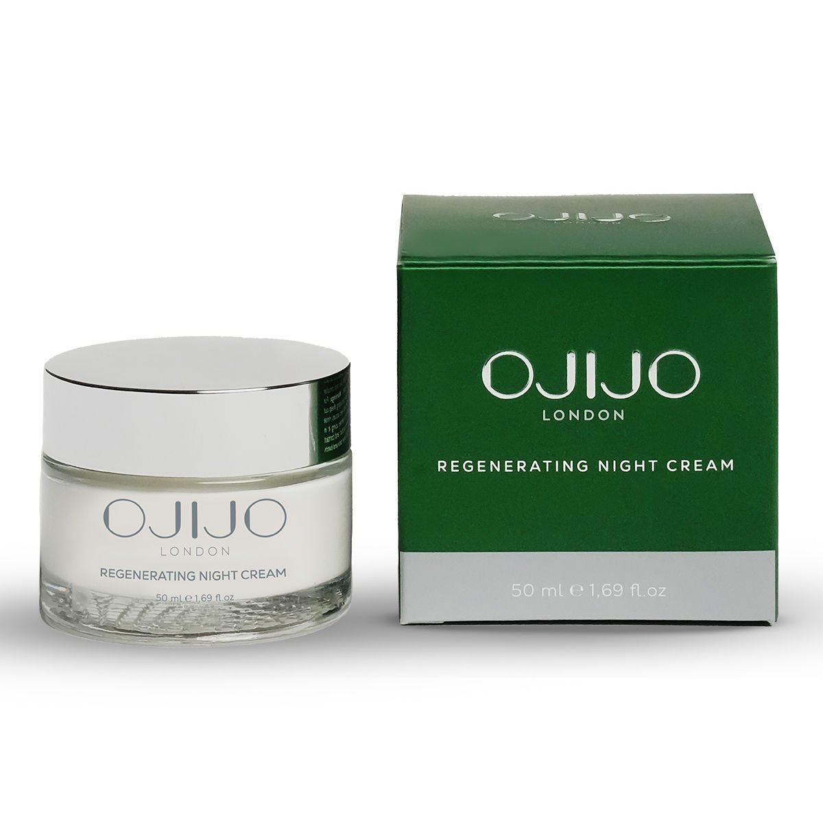 Ojijo London Tüm Cilt Tipleri için Yenileyici ve Nemlendirici Gece Bakım Kremi 50 ml