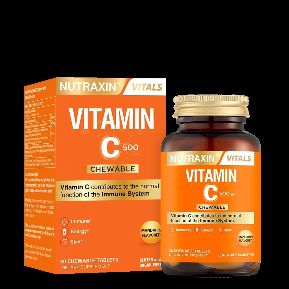 NUTRAXIN Vitamin C Chewable Çiğnenebilir Vitamin C