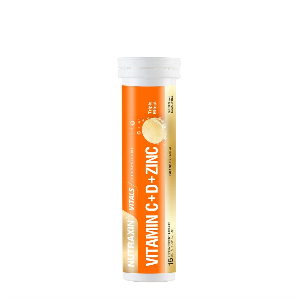 NUTRAXIN Effervescent Vitamin C-D-Zinc