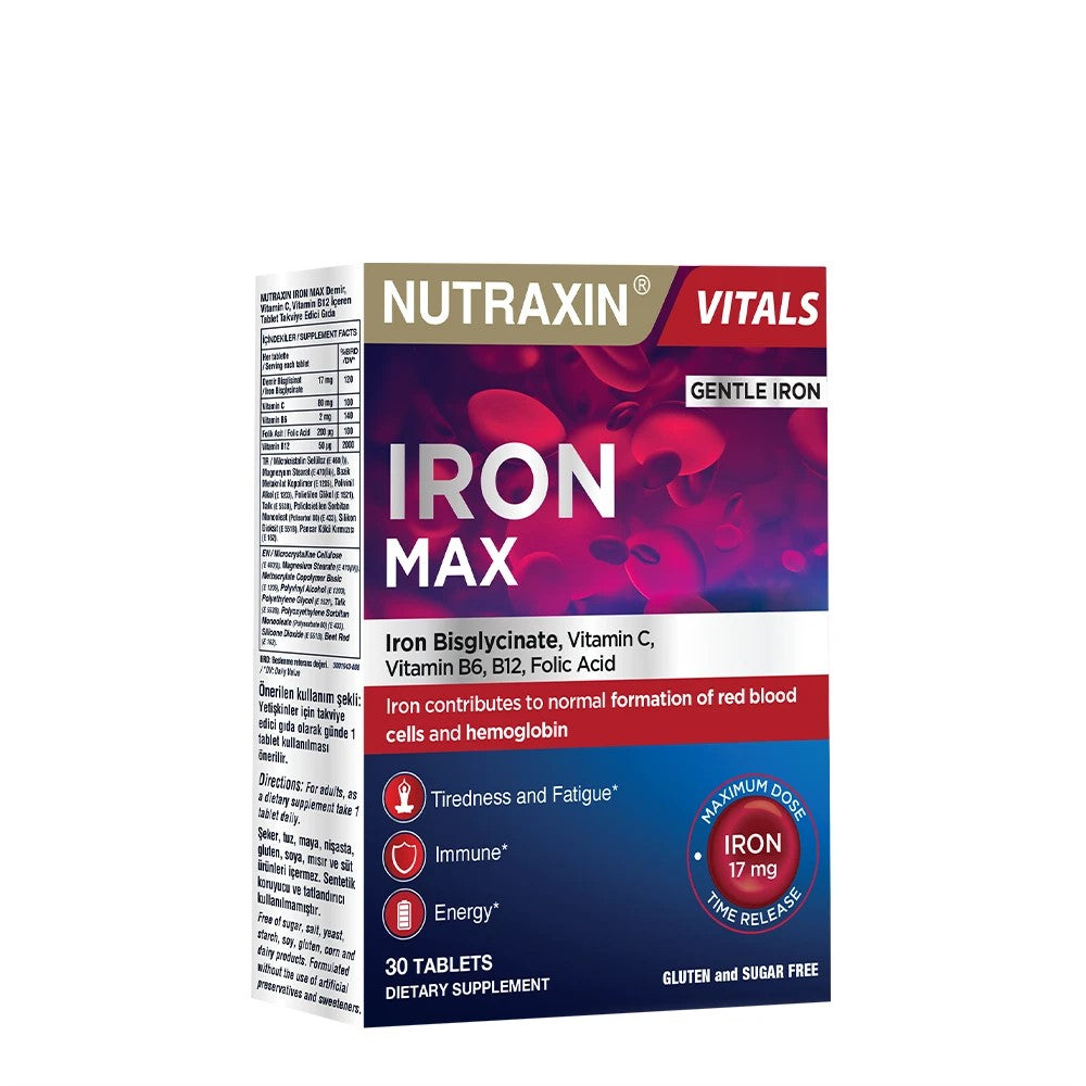 NUTRAXIN IRON MAX 30 TABLET