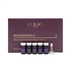 Ojijo London Onarıcı Ve Yenileyici Resveratrol Antioksidan Cilt Bakım Serumu 25 ML– Leke ve Yaşlanma Karşıtı Etki – 5 x 5 ml