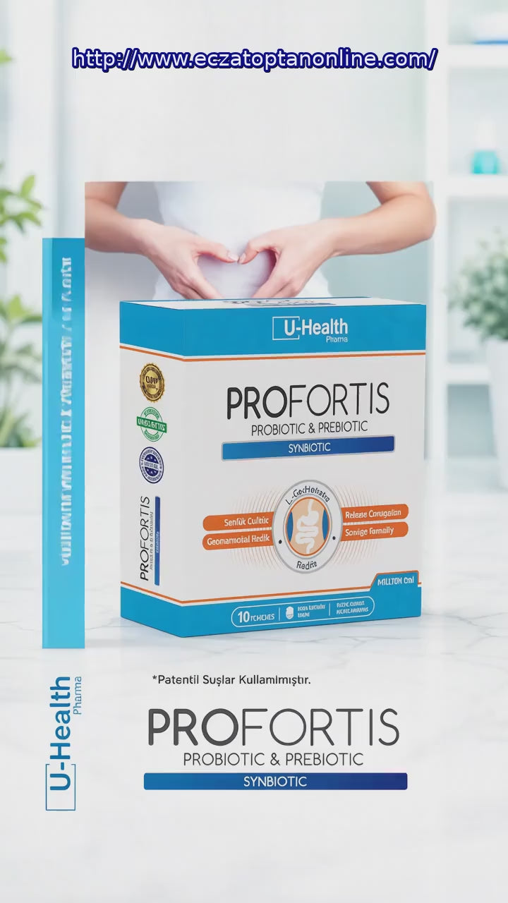 U-Health Profortis Probiyotik ve Prebiyotik İçeren 10 Flakon