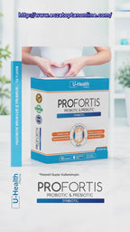 U-Health Profortis Probiyotik ve Prebiyotik İçeren 10 Flakon