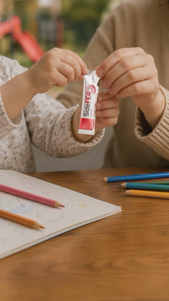 SideFER stik 20 Sukrozomiyal® Demir ve vitamin içeren takviye edici gıda