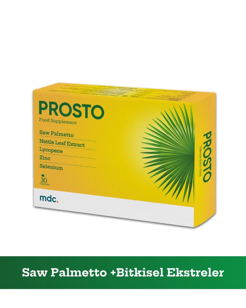 PROSTO (Saw Palmetto, Nettle, Lycopene, Zinc, Selenium) 30 Capsules