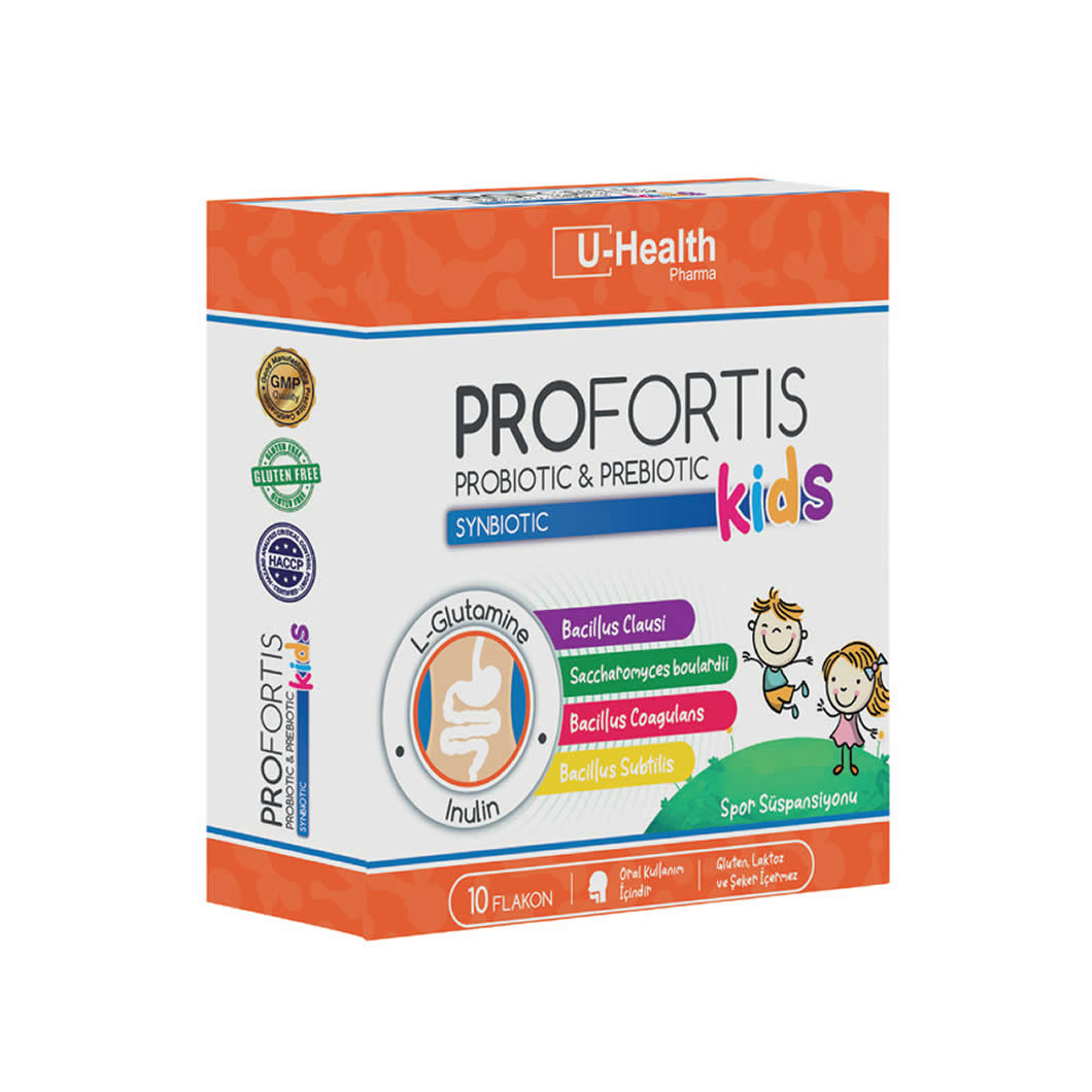 U-Health Profortis Probıotıc&prebıotıc Kids Synbıotıc 10 Flakon