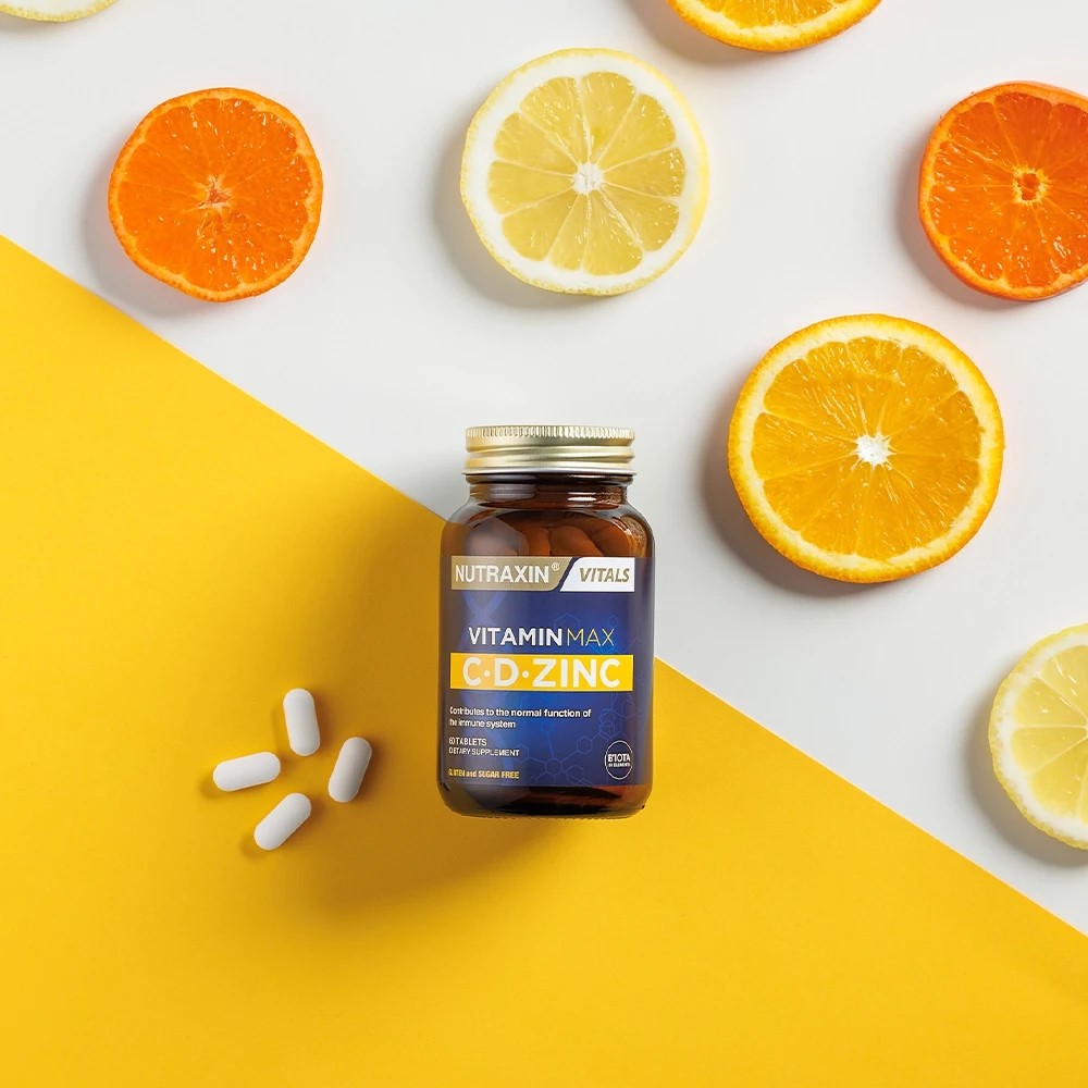 NUTRAXIN Vitamin Max C-D-Zinc 60 TABLET