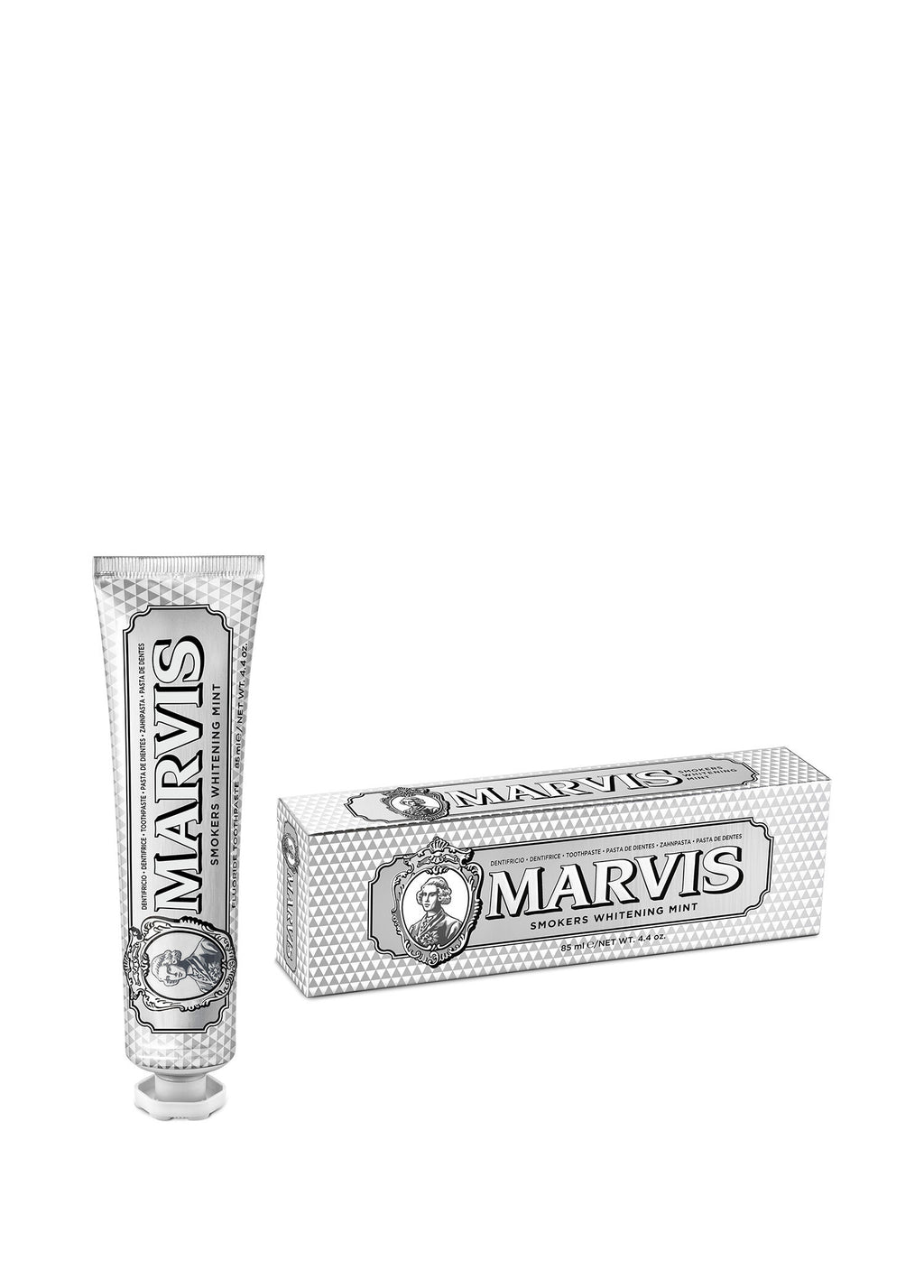 Marvis Smokers Whitening Mint 85 ml – Sigara İçenler İçin Doğal Beyazlık