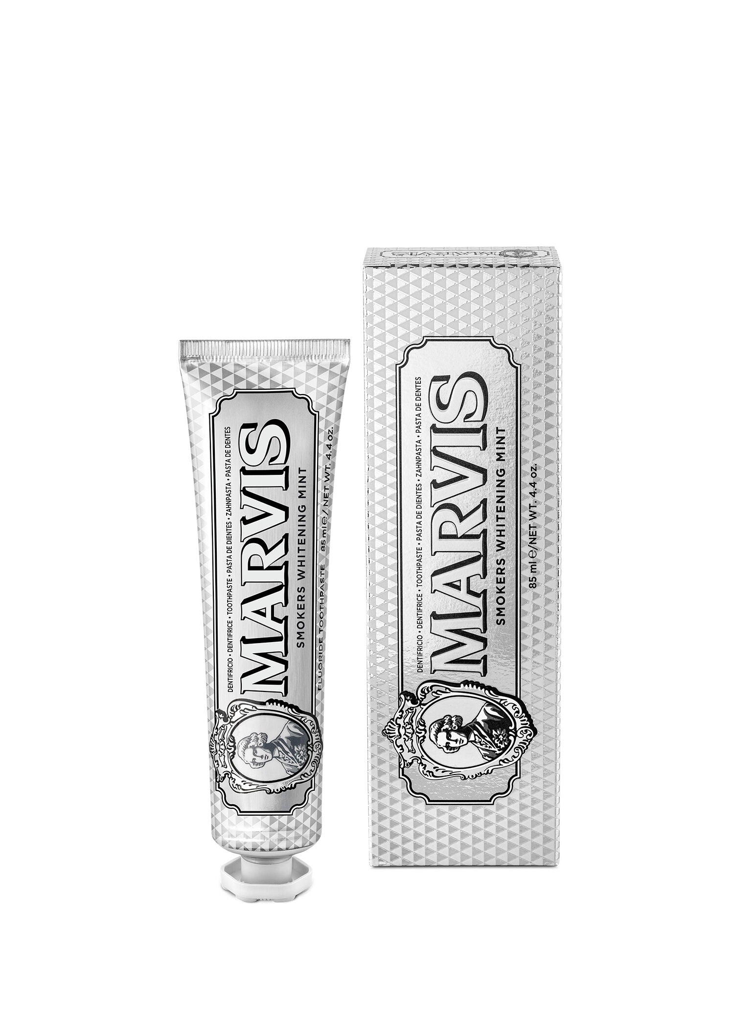 Marvis Smokers Whitening Mint 85 ml – Sigara İçenler İçin Doğal Beyazlık